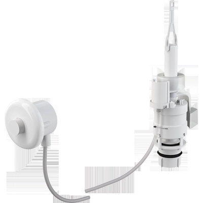 Кнопка смыва на расстоянии AlcaPlast ручное управление, белая, монтаж: в стену