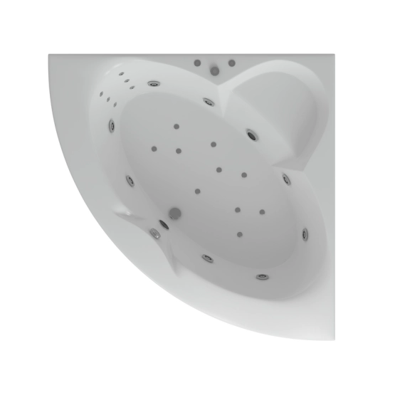 Ванна АКВАТЕК Поларис 2 155х155 НМ (пневматика)