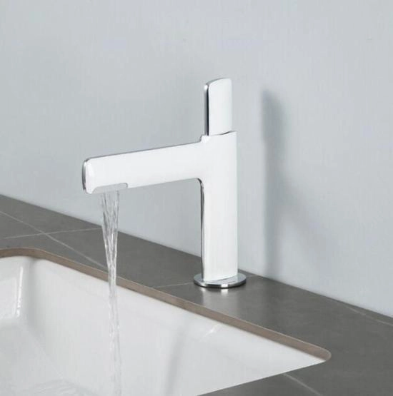 Смеситель Gappo G1052-88 для раковины белый/хром