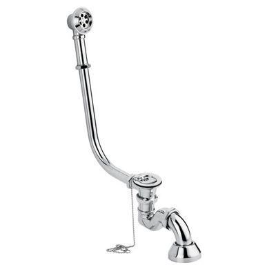 Слив-перелив VICARIO 1200 СR, латунь ХРОМ, пробка на цепи (только к Роксбург)