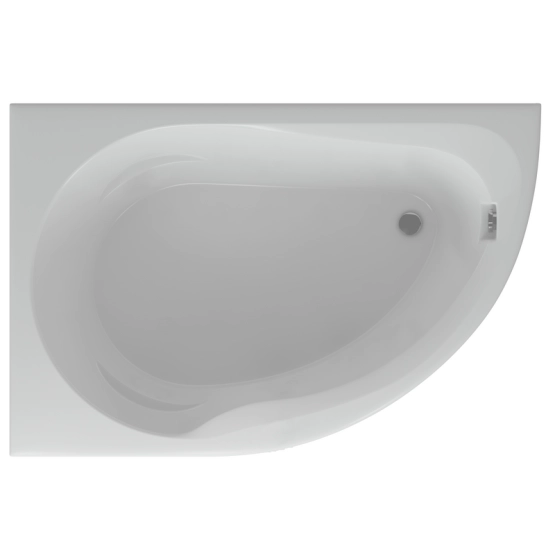 Ванна АКВАТЕК Вирго 150х100 без гидромассажа левая с фронтальным экраном