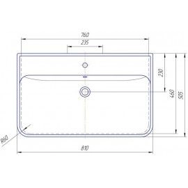 Умывальник Belux Олимпия ОЛ-800