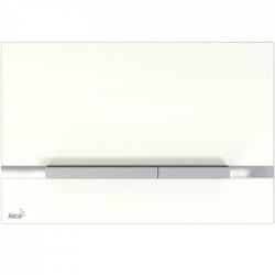 Кнопки смыва AlcaPlast FLAT STRIPE GLASS BLACK STRIPE-GL1200