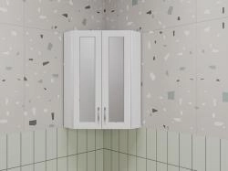 Подвесной шкаф Style Line 450/800 угловой (стекло)