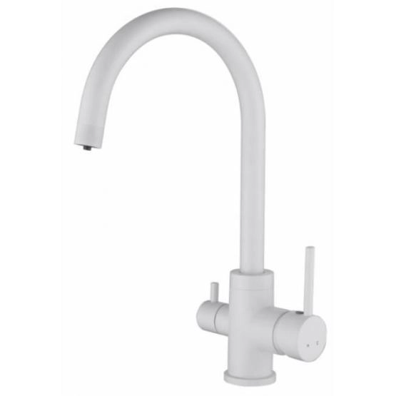 Смеситель для кухни KAISER Merkur (26744-4) белый