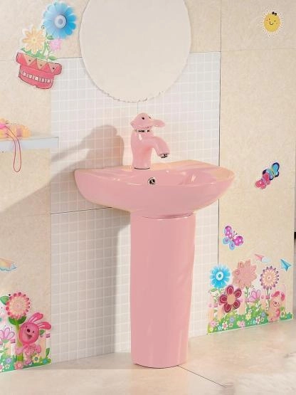 Раковина Детская Gid Nb192-PK напольная 43 Розовый