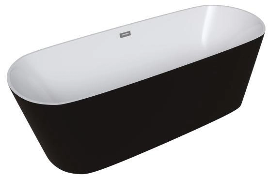 Ванна GROSSMAN GR-2701 Black (70x150x60) отдельностоящая