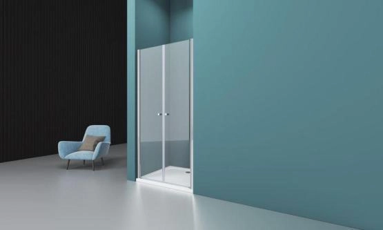 Душевая дверь BelBagno ETNA 190 прозрачное стекло 6 мм профиль хром ETNA-B-2-190-C-Cr