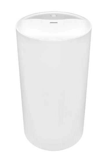 Раковина NT BAGNO NT407 RIMINI 455x455 искусственный камень белый матовый