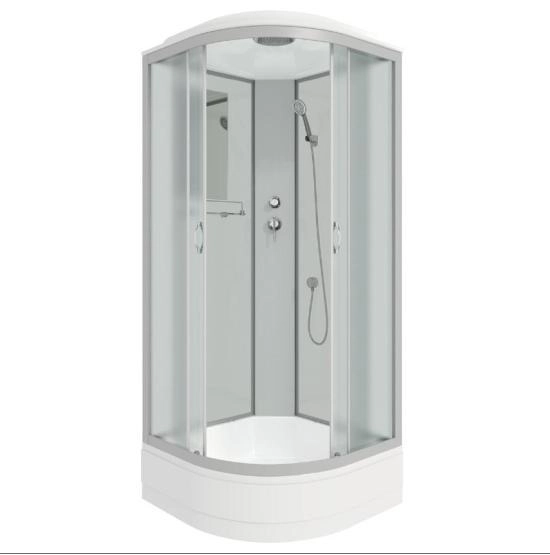 Душевая кабина Niagara Classic NG-3301-14 (900х900х2150) низкий поддон(26см) стекло МАТОВОЕ