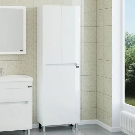 Шкаф СаНта Лондон 60 524006, напольный, с бельевой корзиной