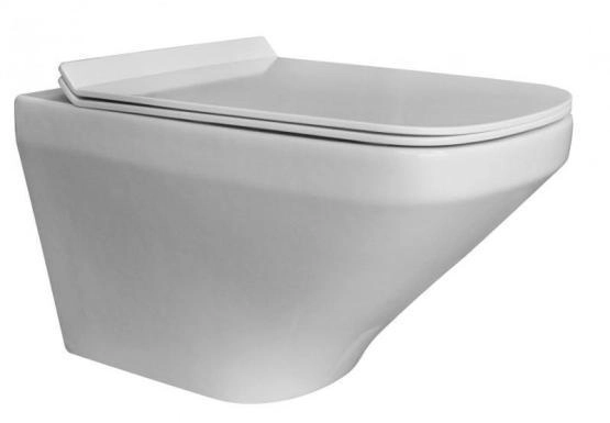 Унитаз подвесной ESBANO ONIX безободковый подвесной белый 540х360х365