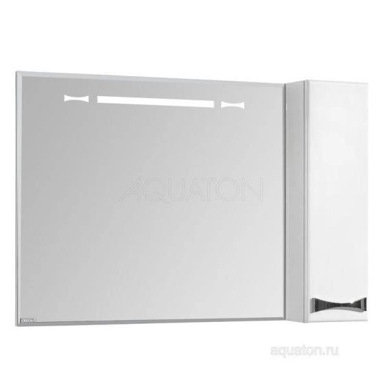 Шкаф зеркало Акватон Диор 100 1A167902DR01R с подсветкой белый