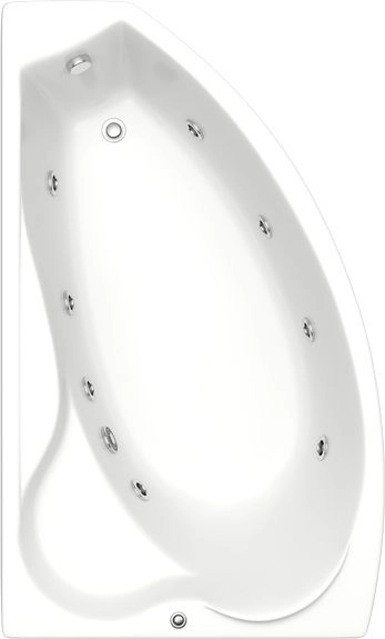 Ванна Bas Николь 170x100 без гидромассажа левая