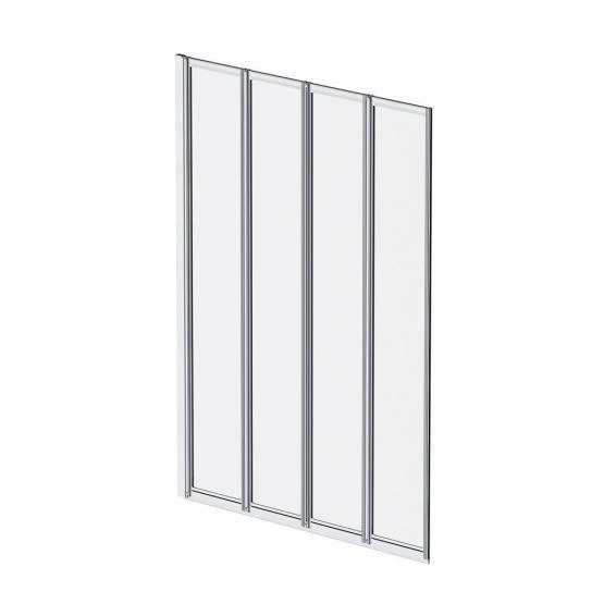 Душевая шторка на ванну AM.PM Like W80BS-100-140CT хром, прозрачное 100 см