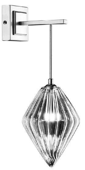Gaia Mobili бра настенное L12x33,5hxP13см, LED - G9 - 3 Watt - 230 Volt, фурнитура хром