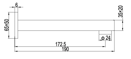 Излив в ванную RGW SP-149 21140949-01 хром