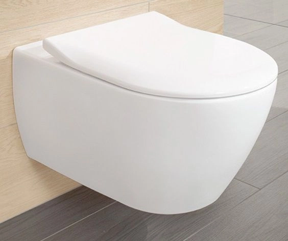 Villeroy&Boch Subway 2.0 комби упаковка:унитаз подв.DirectFlush 5614 R0 XX,Slimseat сиденье с функцией QuickRelease и SoftClosing 9M78 S1 01альп цвет белый