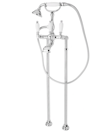 Смеситель CEZARES FIRST-VDP-01-Bi для ванны,напольный хром