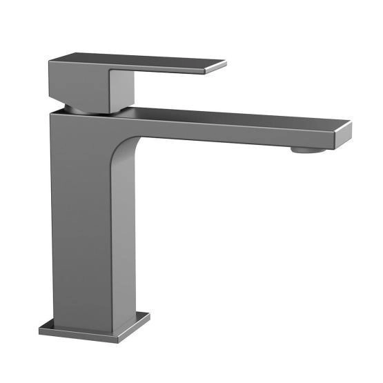 Смеситель Vincea Cube VBF-1C01GM для раковины однорычажный, вороненая сталь