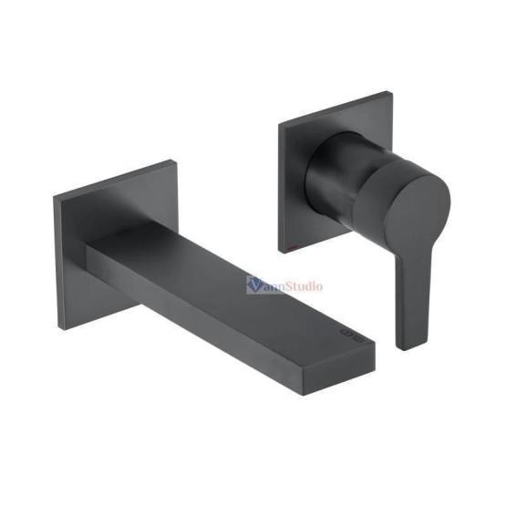 Смеситель для умывальника Keuco Edition 11 51116130201 встраиваемый, 187 мм Хром черный шлифованный