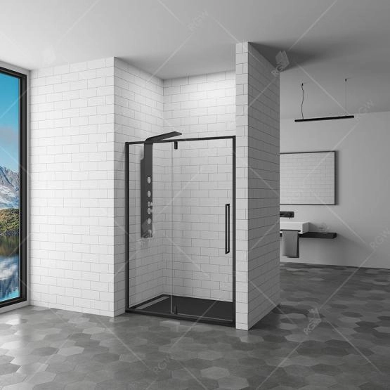 Душевая дверь RGW Stilvoll SV-03B 120 см стекло прозрачное/профиль черный 06320312-14