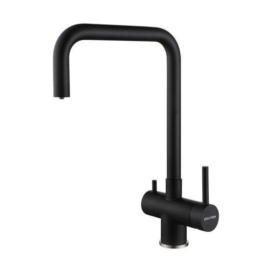 Смеситель для кухни Paulmark Wetter антрацит We213030-401, под фильтр