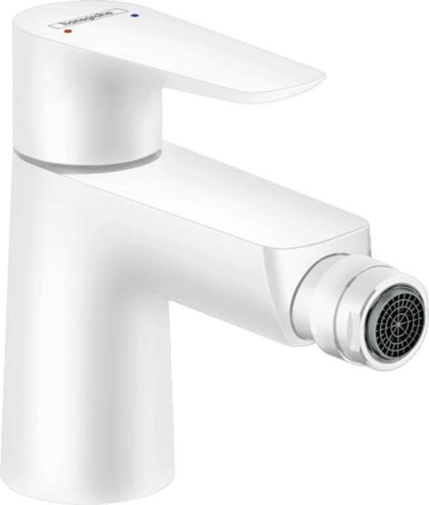 Hansgrohe 71720700 Talis E Cмеситель для биде, со сливным гарнитуром, матовый белый