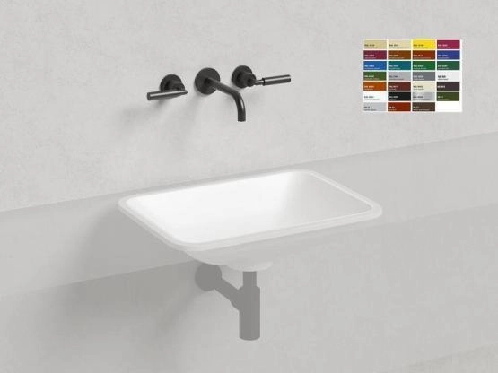 Раковина Salini MAREA 06 S-Stone покраска RAL матовая 55x40 1802206MF встраиваемая