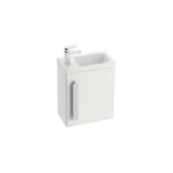 Тумба под умывальник SDU 400 Ravak Chrome белая/белая