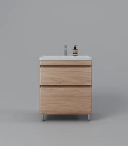 Тумба напольная Style Line Атлантика 70, Люкс ясень перламутр, PLUS