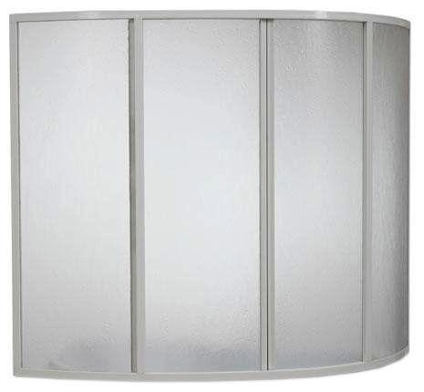 Шторка для ванны Bas Лагуна 1700*1450 (4ств) пластик