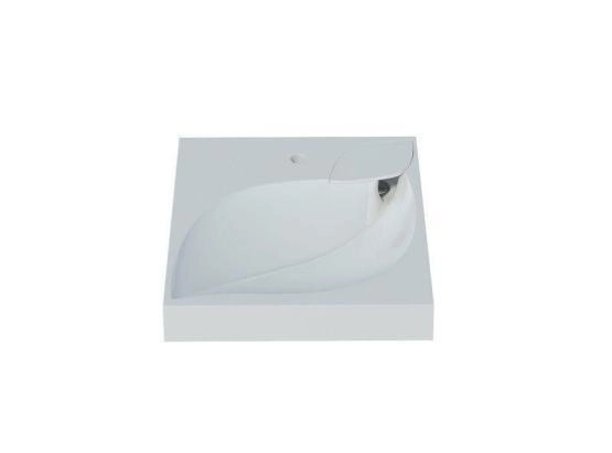 Раковина Madera над стиральной машиной List 60*60 с кронштейнами