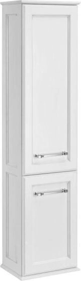 Пенал ASB-Woodline Венеция 40 Белый (патина серебро)