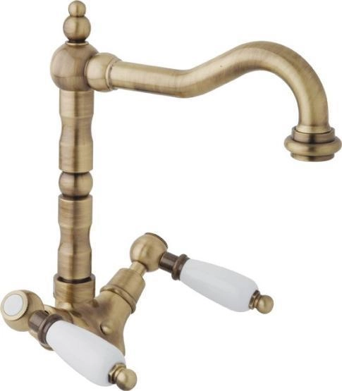 Смеситель CEZARES FIRST-LS2-02-Bi для раковины,бронза с донным клапаном