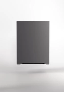 Подвесной Шкаф Style Line Марелла мини 600 Люкс антискрейтч серый, PLUS