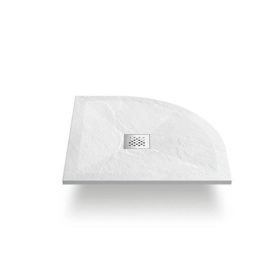 Поддон для душа Vincea из искусственного камня VST-4SQ9012W-L,1200*900*25, белый матовый, левый