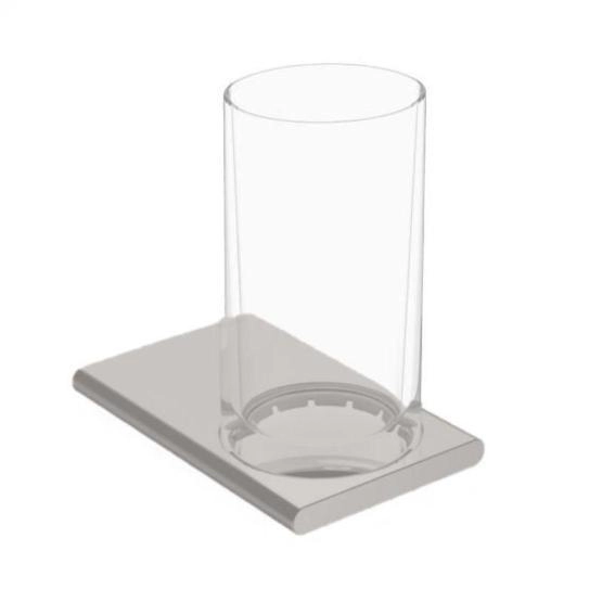 Держатель стакана KEUCO Edition 400 11550059000 Прозрачный/никель шлифованный