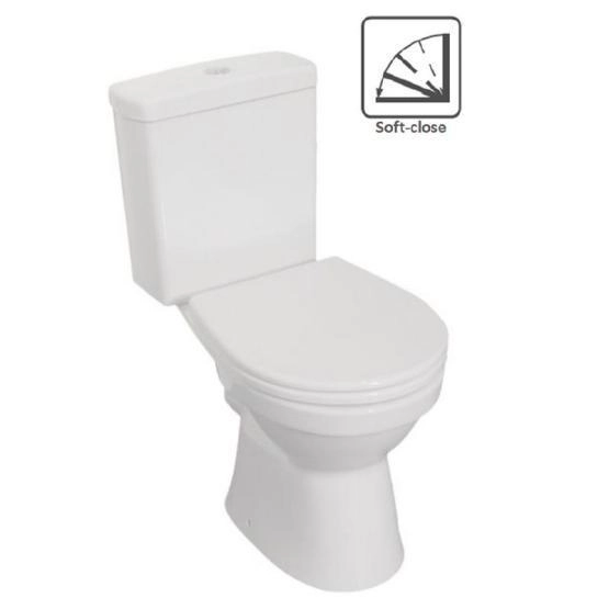 Унитаз Norm Eisberg 9844B099-7201 сиденье термопласт/микролифт, 3/6 л,универсальный выпуск