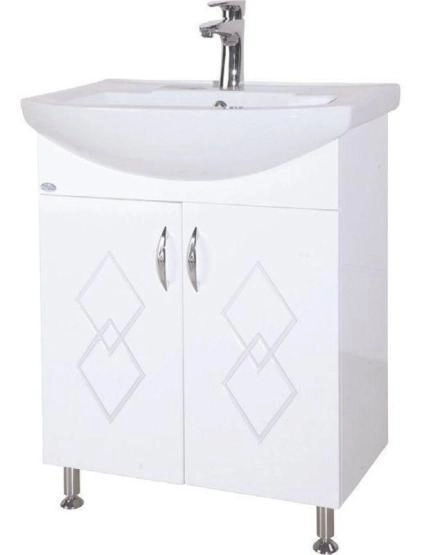 Тумба под раковину Bellezza Элеганс 65 напольная белая