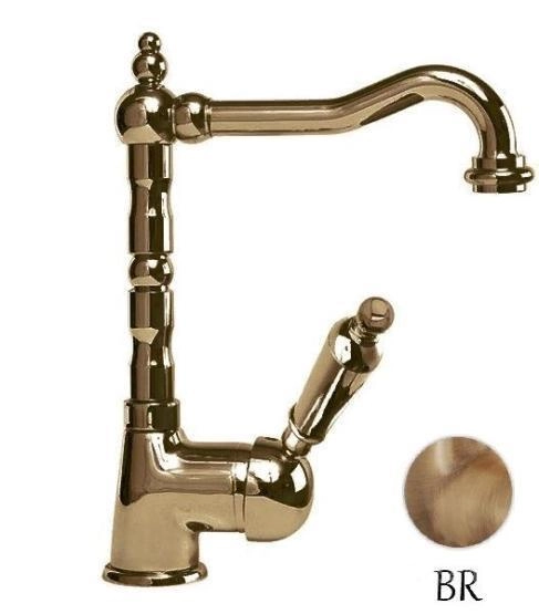 Смеситель CEZARES ELITE-LSM2-02-M для раковины,бронза с донным клапаном