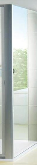 Неподвижная стенка Ravak PPS-100 сатин + Транспарент