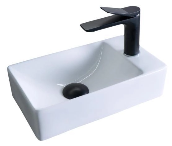 Раковина Gid N9261 38x22 подвесная белая