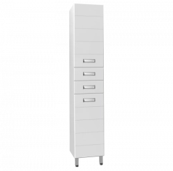 Шкаф для ванной Style Line Elfante Ирис 36 напольный с ящиками