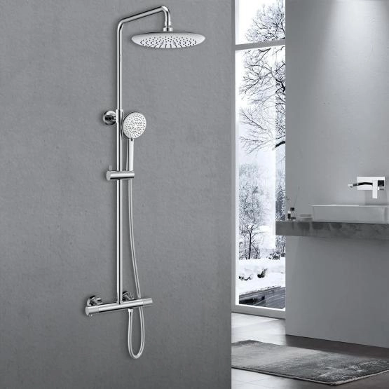 Душевая стойка Vincea Desire VSFS-1D0TCH термостатическая, хром