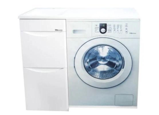 Тумба под раковину Bellezza Олиссия 100 напольная с 2 ящ. белая