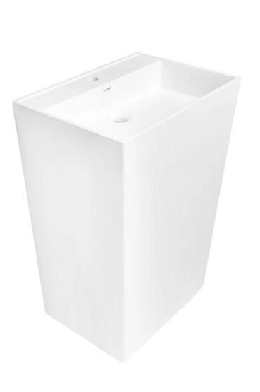 Раковина NT BAGNO NT406 PADOVA 602x425 искусственный камень белый матовый