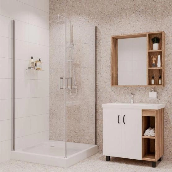 Душевой уголок Niagara Nova NG-6603-08 (90*90*190) квадрат, двери распашные