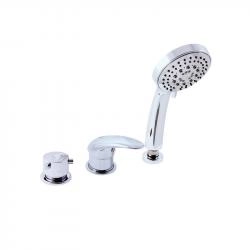 Смеситель Rav Slezak DUNAJ D475.5P для ванны, цвет Хром на 3 отверстия