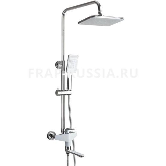 Душевая система Frap H58 F2458 для ванны,цвет белый хром